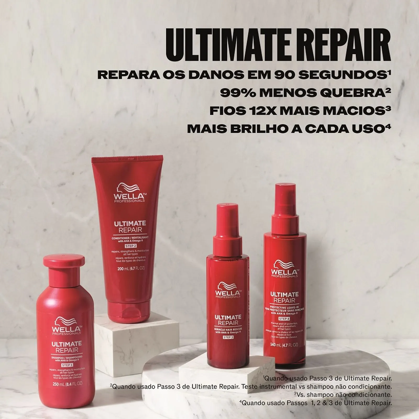 Miracle Hair Rescue Leave In Wella Ultimate Repair - Imagem 4