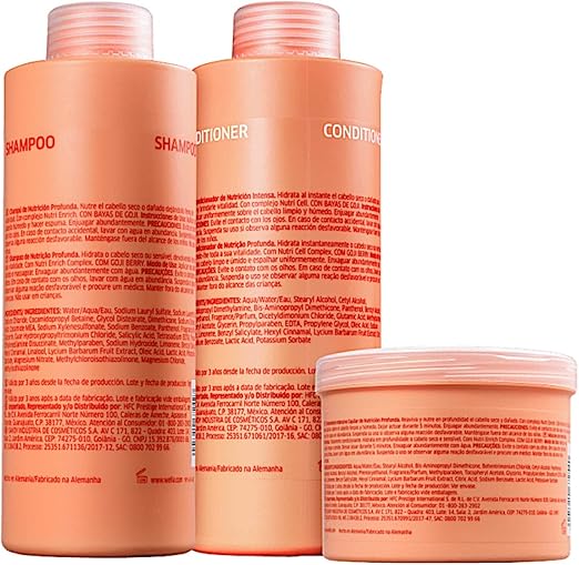 Kit Wella Professionals Invigo Nutri-Enrich - Shampoo 1000ml + Condicionador 1000ml + Máscara 500ml - Imagem 2